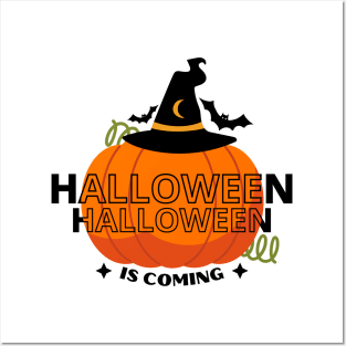 Halloween Is Coming Posters and Art